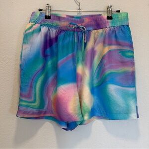 Johnny Was Merida Marble Drawstring Shorts